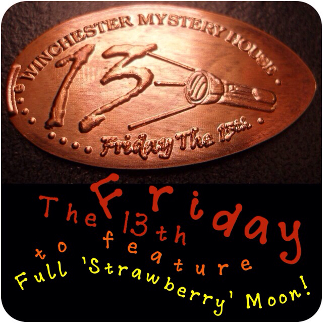 Winchester Mystery House - Friday The 13th Copper Penny