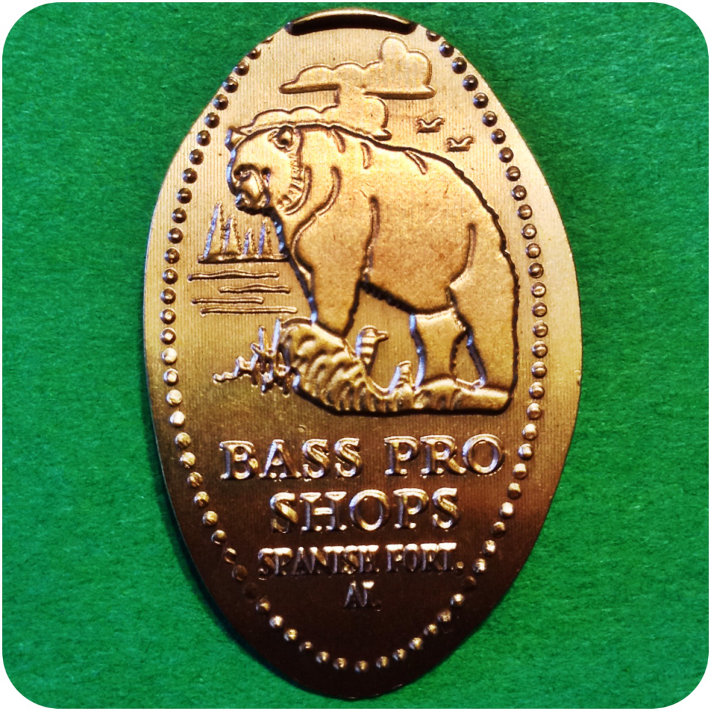 Black Bear, Bass Pro Shops, Spanish Fort, Alabama Elongated Smashed